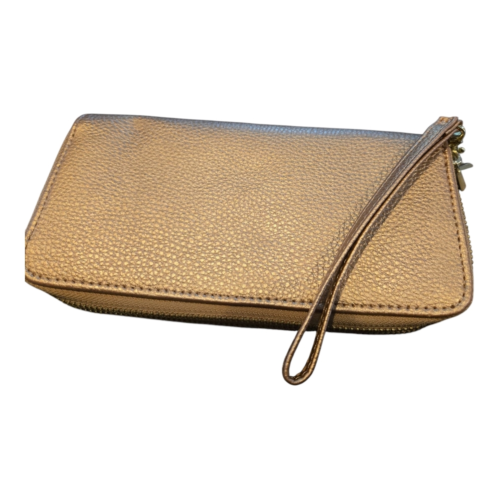 Gold Wristlet Clutch